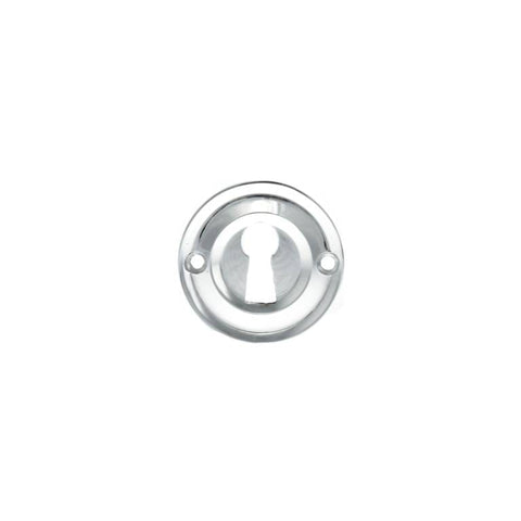42mm Dia Round Open Keyhole Escutcheon Old English Style