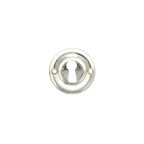 42mm Dia Round Open Keyhole Escutcheon Old English Style