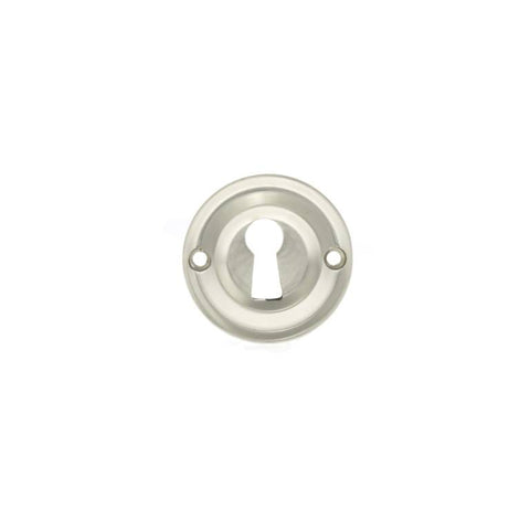 42mm Dia Round Open Keyhole Escutcheon Old English Style