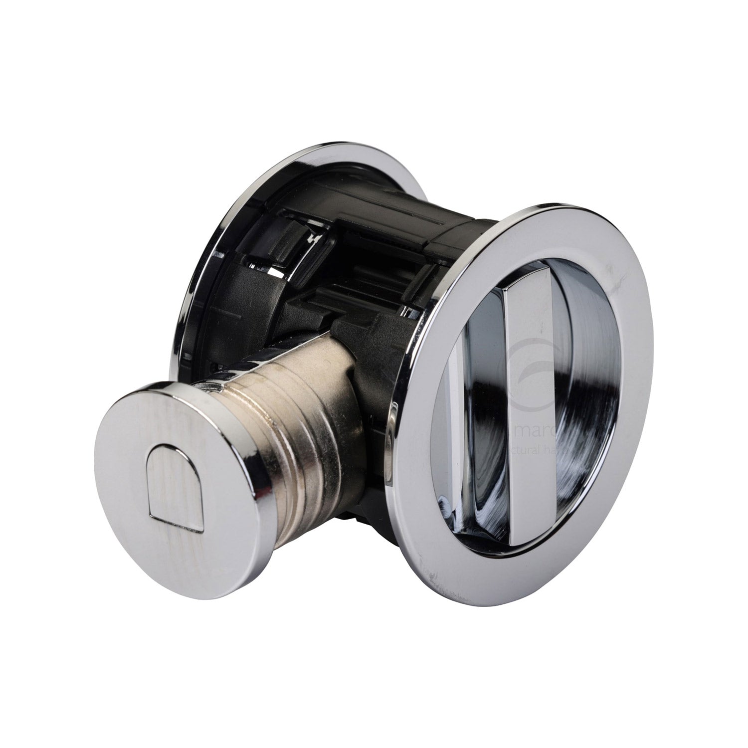Tubular Sliding Lock with Round Privacy Turns– FulhamBrassOnline
