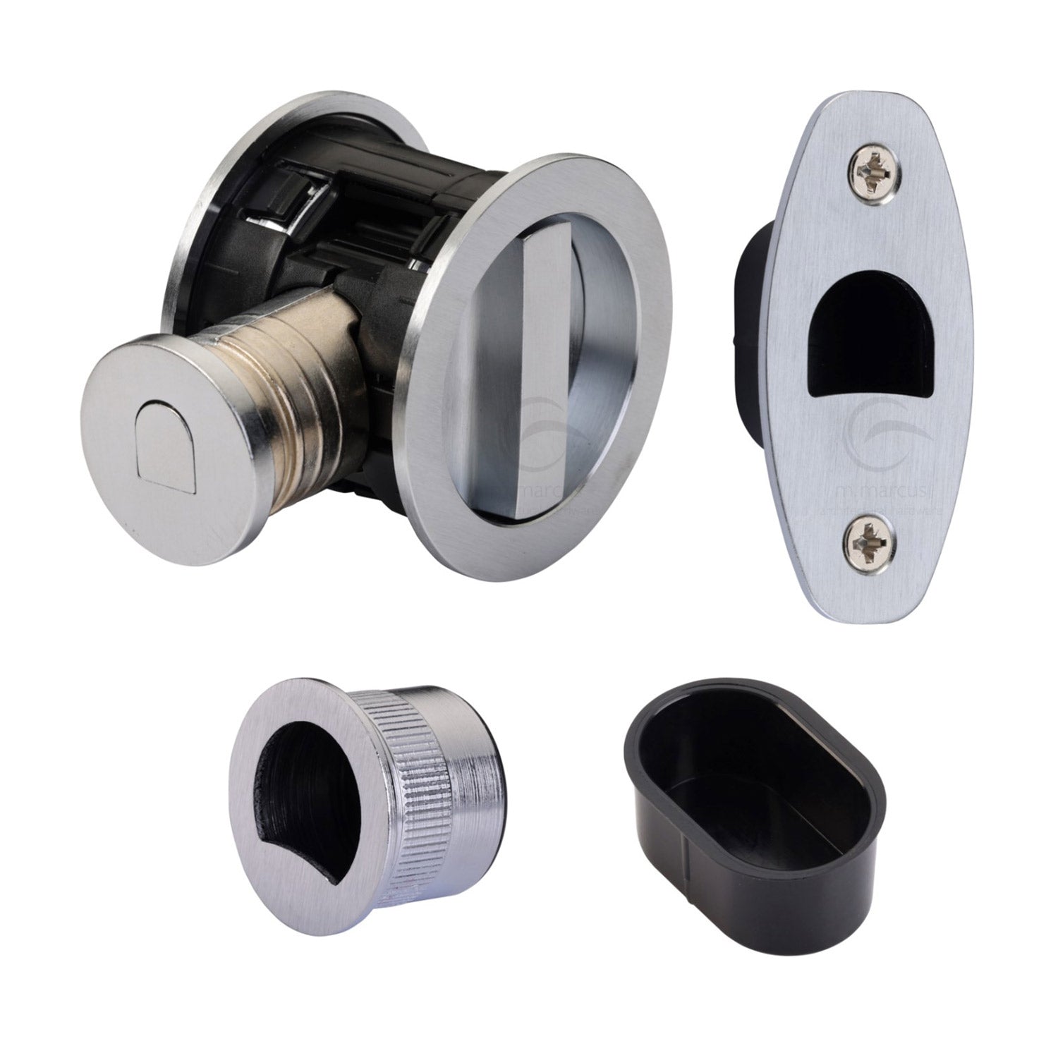 Tubular Sliding Lock with Round Privacy Turns– FulhamBrassOnline