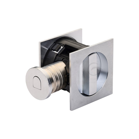 Tubular Sliding Lock with Square Privacy Turns