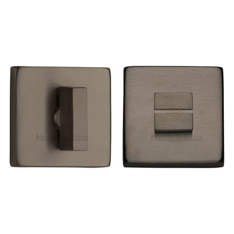 54mm Square Bathroom Thumbturn & Square Release Concealed Fix