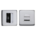 54mm Square Bathroom Thumbturn & Square Release Concealed Fix