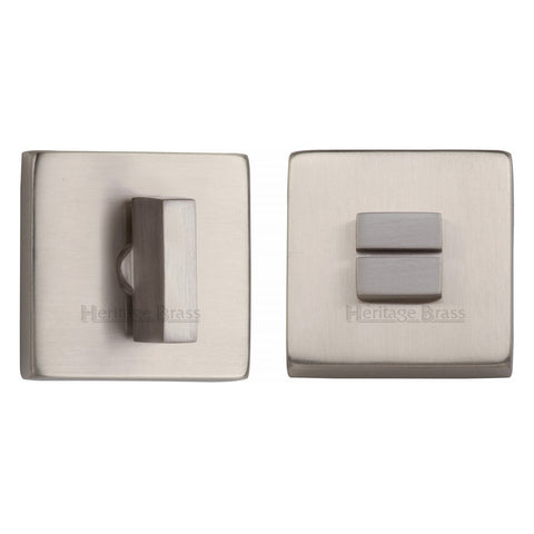 54mm Square Bathroom Thumbturn & Square Release Concealed Fix