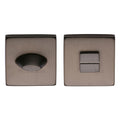 54mm Square Bathroom Thumbturn & Release Concealed Fix