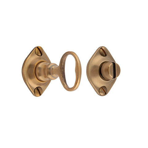 26mm x 4mm Key Shaped Thumbturn and Emergency Release - Shown in Very Light Aged