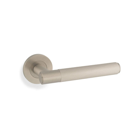 Alexander & Wilks Spitfire Knurled Lever on Round Rose