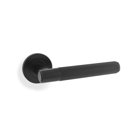Alexander & Wilks Spitfire Reeded Lever on Round Rose