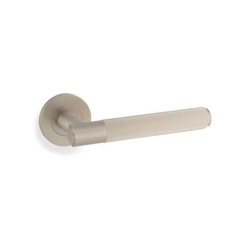 Alexander & Wilks Spitfire Reeded Lever on Round Rose