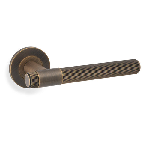 Alexander & Wilks Kingston Reeded Lever on Round Rose