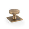 Alexander & Wilks Bullion Cupboard Knob on Square Backplate