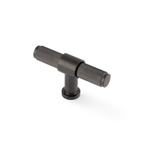 Alexander & Wilks Kingston Reeded T-Bar Cabinet Knob