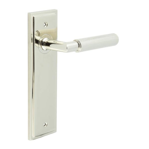 Piccadilly Lever Handle on Backplate