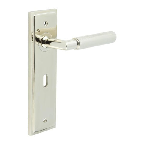 Piccadilly Lever Handle on Backplate