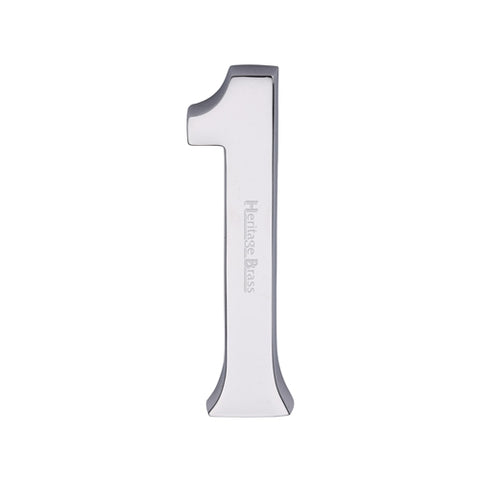 76mm Traditional Pin Fix Door Numeral