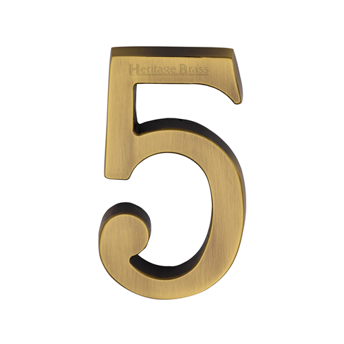 76mm Traditional Pin Fix Door Numeral– FulhamBrassOnline
