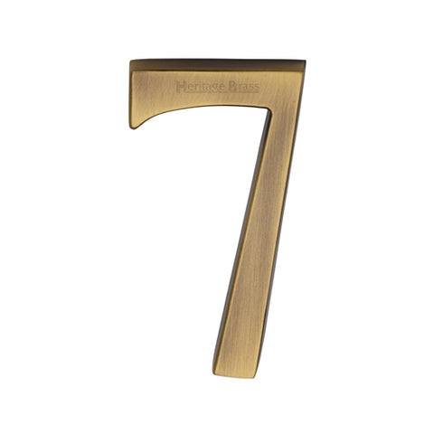 76mm Traditional Pin Fix Door Numeral