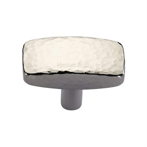 Rectangular Hammered Cabinet Knob