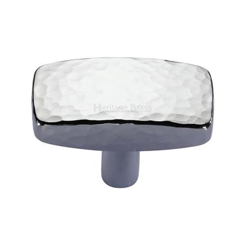 Rectangular Hammered Cabinet Knob