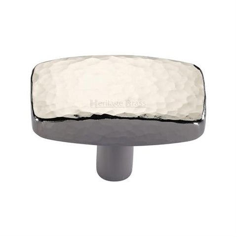 Rectangular Hammered Cabinet Knob