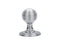 Queen Anne Style Reeded Ball Mortice Knob on Concealed Fix Reeded Rose