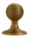 Queen Anne Style Reeded Ball Mortice Knob on Concealed Fix Reeded Rose