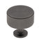 Round Lined Cabinet Knob