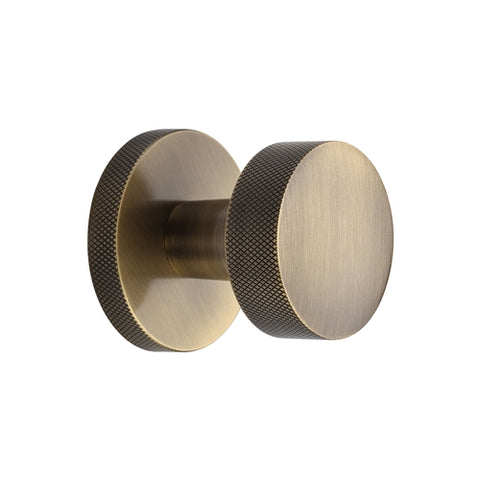 Knightsbridge Knurled Mortice Knob on Knurled Concealed Fix Rose