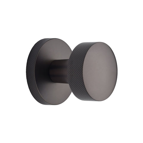 Knightsbridge Knurled Mortice Knob on Knurled Concealed Fix Rose