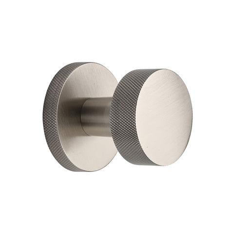 Knightsbridge Knurled Mortice Knob on Knurled Concealed Fix Rose
