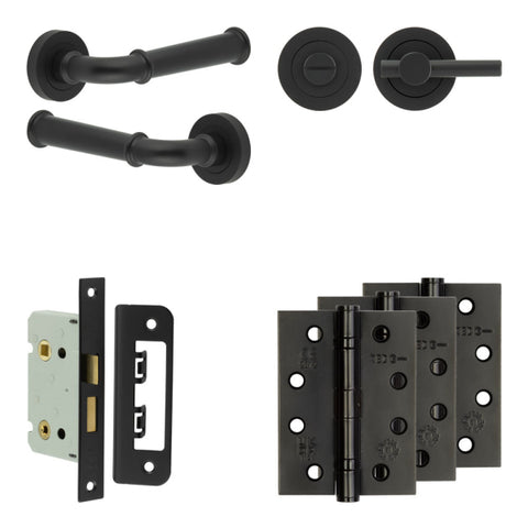 Classic Lever Handle Bathroom Door Pack