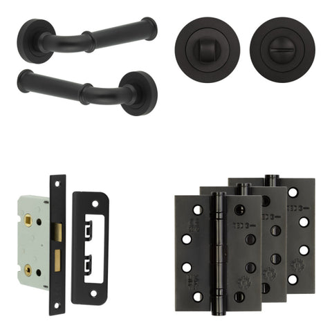 Classic Lever Handle Bathroom Door Pack