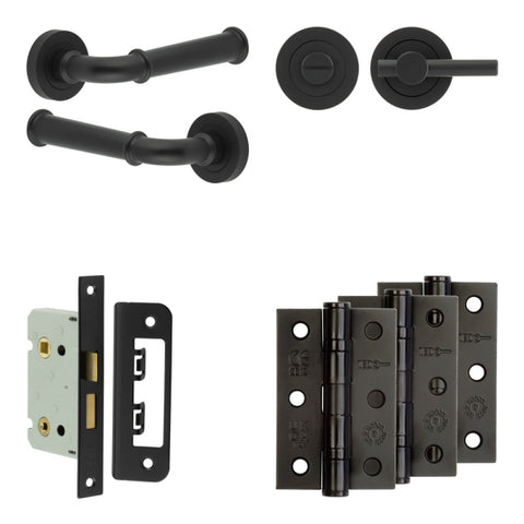 Classic Lever Handle Bathroom Door Pack