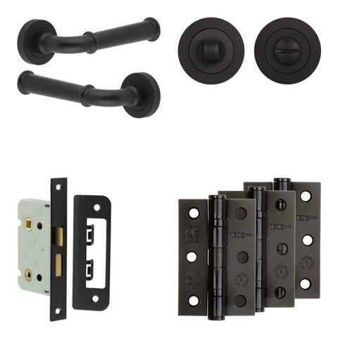 Classic Lever Handle Bathroom Door Pack