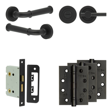 Classic Lever Handle Bathroom Door Pack