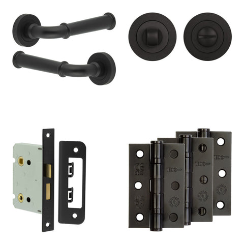 Classic Lever Handle Bathroom Door Pack