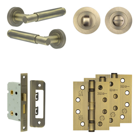 Bloom Lever Handle Bathroom Door Pack