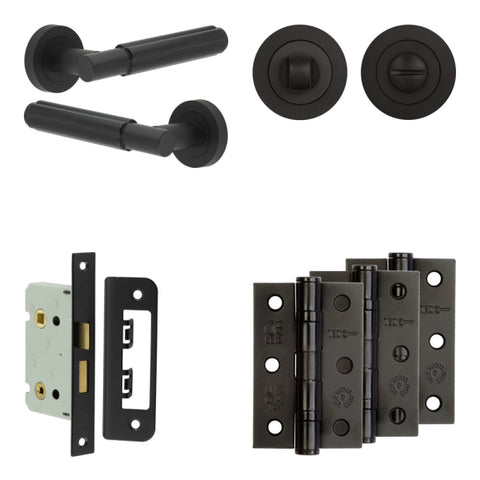 Bloom Lever Handle Bathroom Door Pack