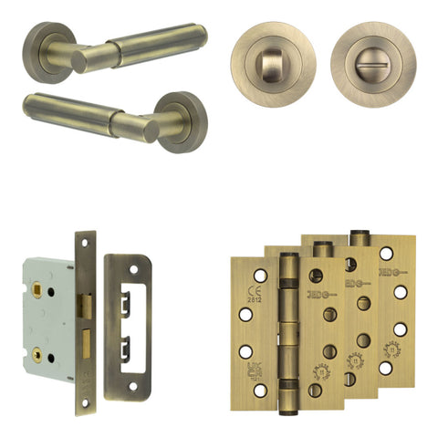 Bloom Lever Handle Bathroom Door Pack