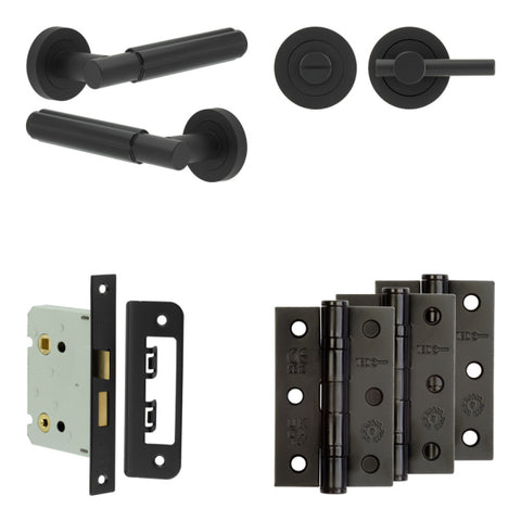 Bloom Lever Handle Bathroom Door Pack