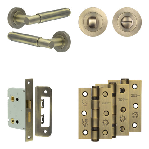 Bloom Lever Handle Bathroom Door Pack