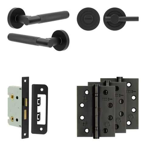 Bari Lever Handle Bathroom Door Pack