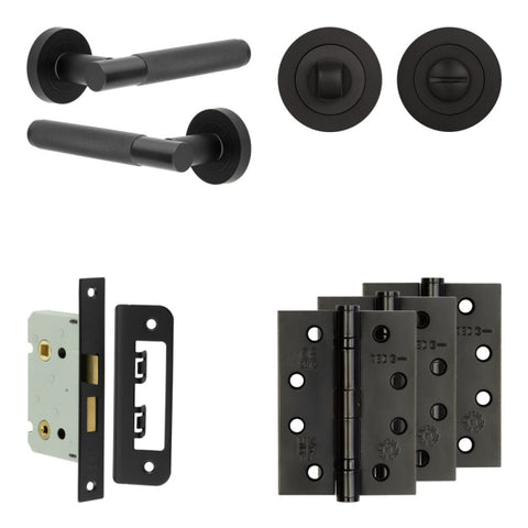 Bari Lever Handle Bathroom Door Pack