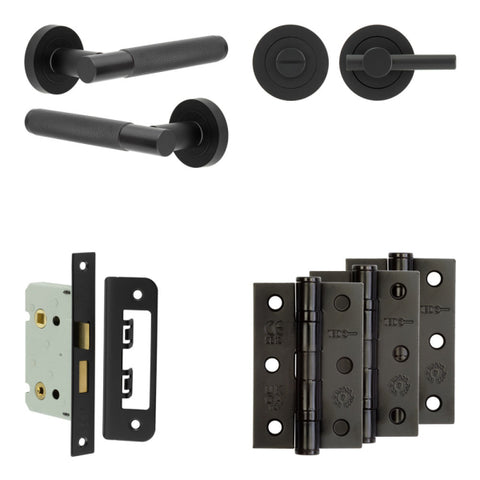 Bari Lever Handle Bathroom Door Pack