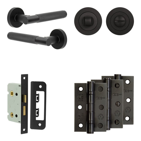 Bari Lever Handle Bathroom Door Pack