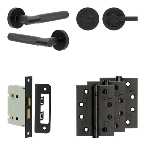 Bari Lever Handle Bathroom Door Pack
