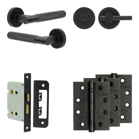 Bari Lever Handle Bathroom Door Pack