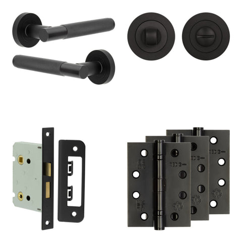 Bari Lever Handle Bathroom Door Pack