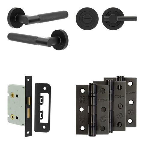 Bari Lever Handle Bathroom Door Pack